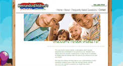 Desktop Screenshot of hernandochildrens.com